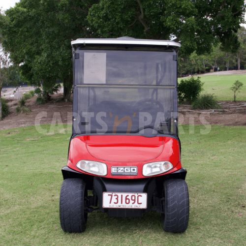 2010 EZGO RXV 4 Seat Red Golf Cart - Image 2