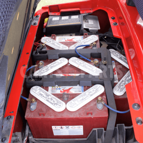 2010 EZGO RXV 4 Seat Red Golf Cart - Image 8