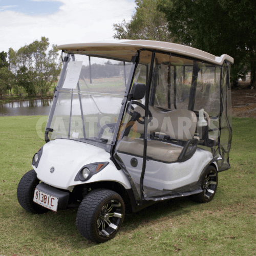 2010 Yamaha G29 4 Seat White Golf Cart