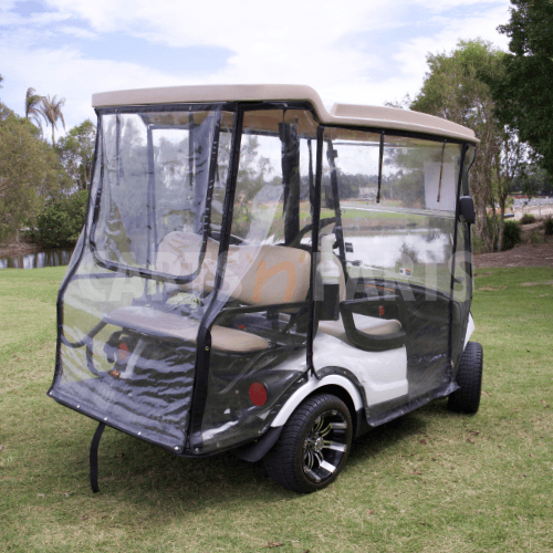 2010 Yamaha G29 4 Seat White Golf Cart - Image 4