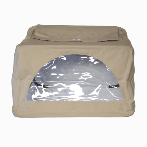 Universal Rear Golf Cart Bag Canopy - Beige