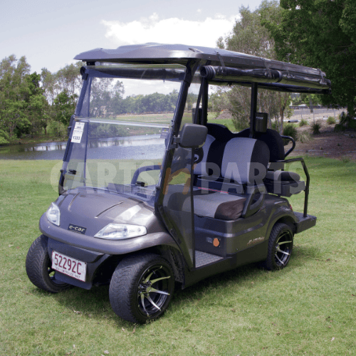 2017 ECAR 627 4 Seat Plum Grey Golf Cart