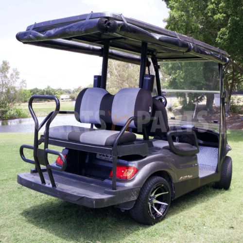 2017 ECAR 627 4 Seat Plum Grey Golf Cart - Image 4