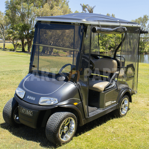 2016 EZGO RXV 4 Seat Silver Golf Cart