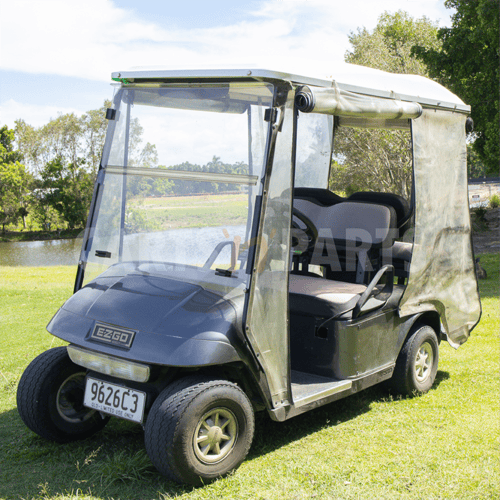 2001 EZGO TXT 4 Seat Silver Grey Golf Cart