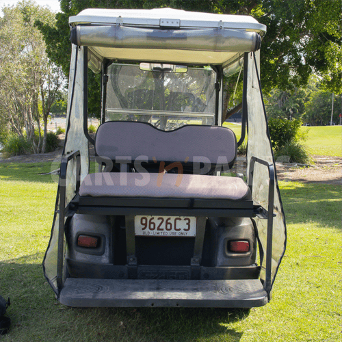 2001 EZGO TXT 4 Seat Silver Grey Golf Cart - Image 4