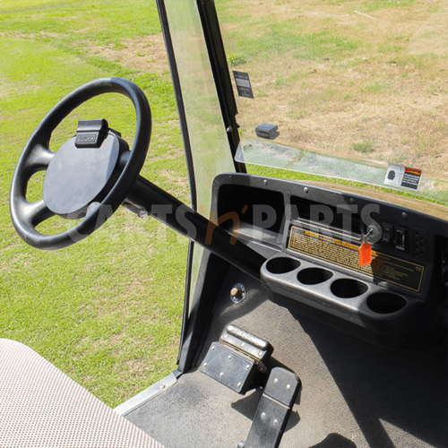 2002 EZGO TXT 4 Seat Burgundy Golf Cart - Image 5