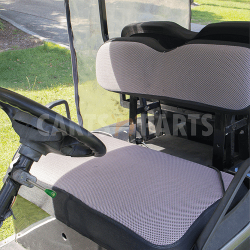 2001 EZGO TXT 4 Seat Silver Grey Golf Cart - Image 5