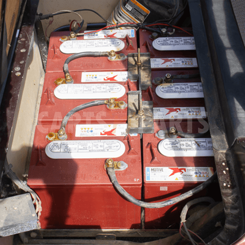 2002 EZGO TXT 4 Seat Burgundy Golf Cart - Image 9