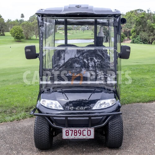2022 ECAR 627 4 Seat Black Golf Cart