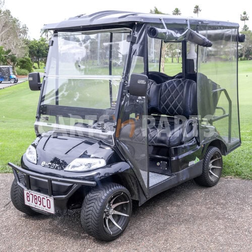 2022 ECAR 627 4 Seat Black Golf Cart