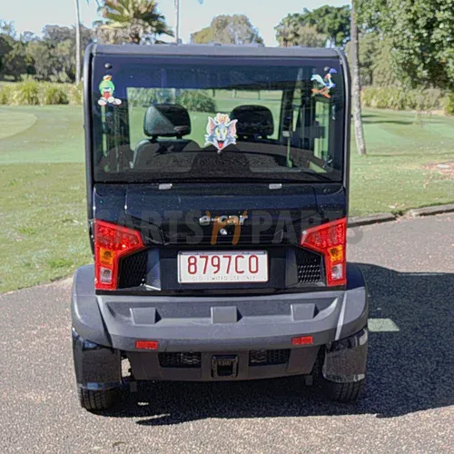 2022 ECAR SDB 4 Seat Black Golf Cart