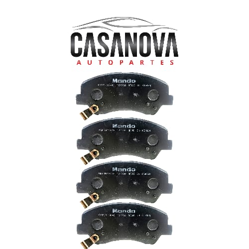 Galletas de freno delantera para Hyundai New Accent 1.4L, Hyundai Elantra, Kia Rio R 1.4L y Kia Cerato marca MANDO OEM 58101-1RA10/ SP-1399