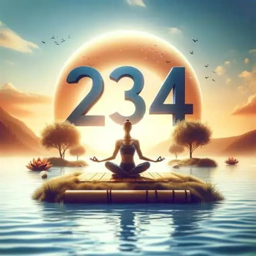 A holistic view of well-being with the number 234