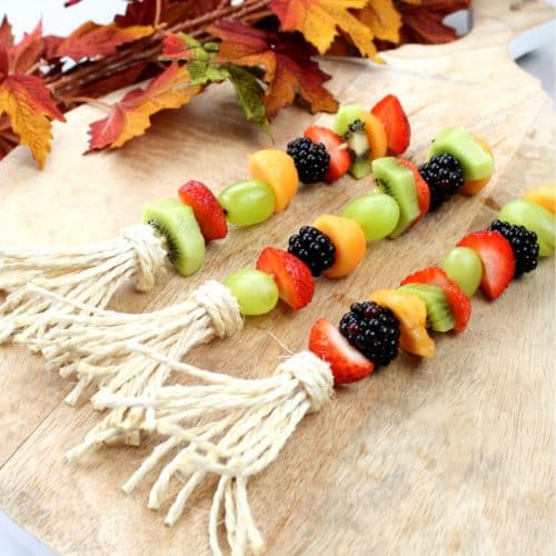 Witches Broom Fruit Skewers