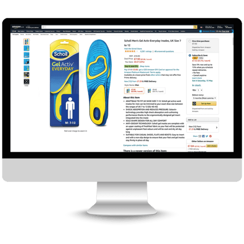 amazon listing optimisation service - scholl - marketplace amp