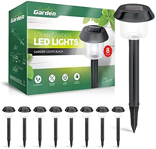 Signature Garden 8 Pack Solar Garden Lights