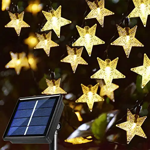 Windpnn Solar Powered Star String Lights