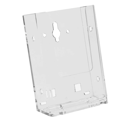 Counter/Wall feature sheet holder with sides