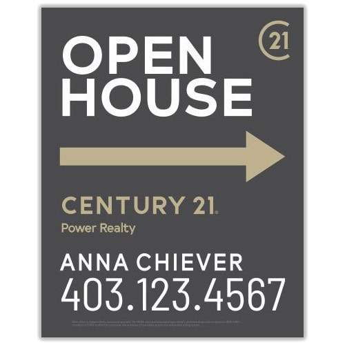 Century 21  Open House/ Just Listed A-frames -  Design I