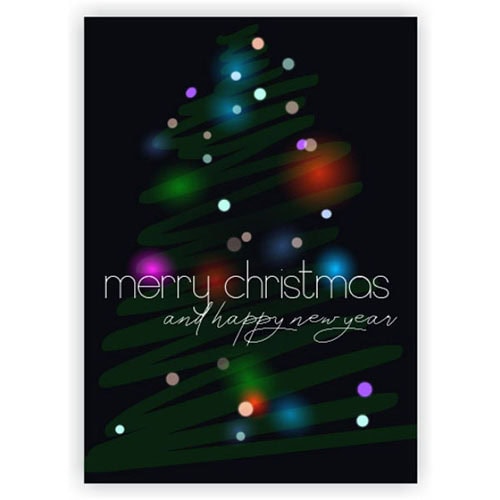 Christmas Card 5" x 7"  -  Design Opt 2