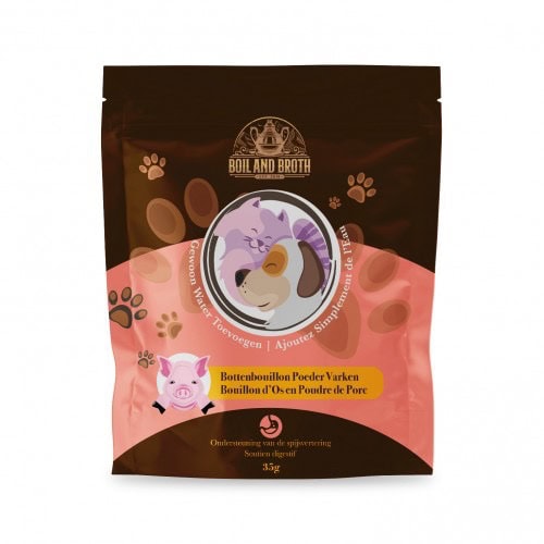 Boil & Broth bottenbouillon poeder Varken