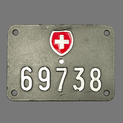 Nummerschild grün