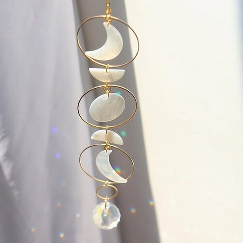 Moon Phase Crystal Suncatcher