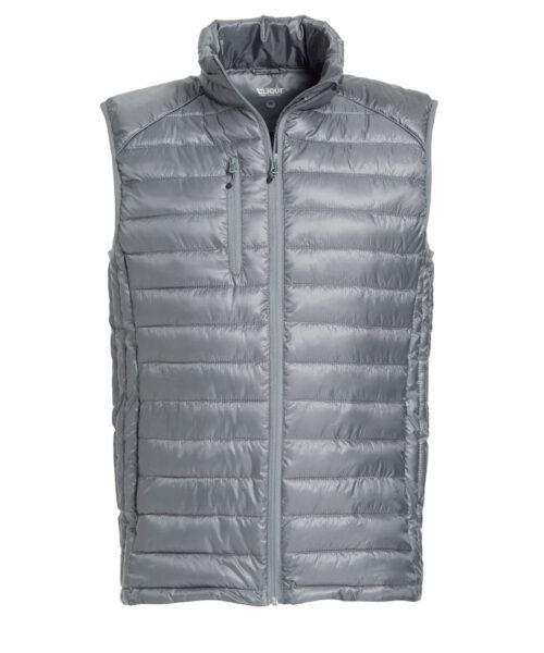 Moderne bodywarmer gevoerd met imitatie dons voor een aangenaam warm gevoel. De bodywarmer is voorzien een SBS-rits aan de voorzijde