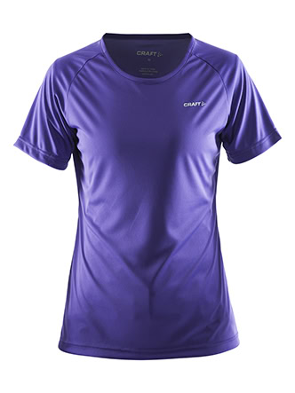 Lichtgewicht sportshirt voor dames met geweldige vochtafvoer. Het t-shirt voelt zacht aan en is voorzien van reflecterende details voor een betere zichtbaarheid.