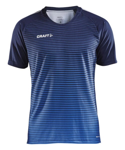 Intensify your team spirit with this striped and stylish raglan jersey. Soft and highly functional fabric combines with mesh panels in armpits to provide optimal comfort and performance. Features ergonomic design and great stretch for excellent freedom of movement.