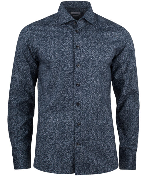 J. HARVEST & FROST INDIGO BOW 37 REGULAR SHIRT