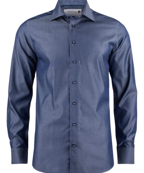 J. HARVEST & FROST RED BOW 120 SLIM SHIRT