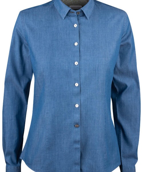 J. HARVEST & FROST INDIGO BOW 130 WOMAN SHIRT