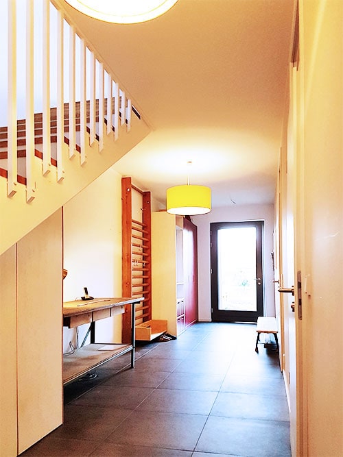modernes Design im Flur Schrank Schuhregal