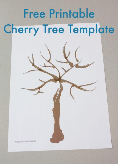 Free Printable Cherry Tree Template