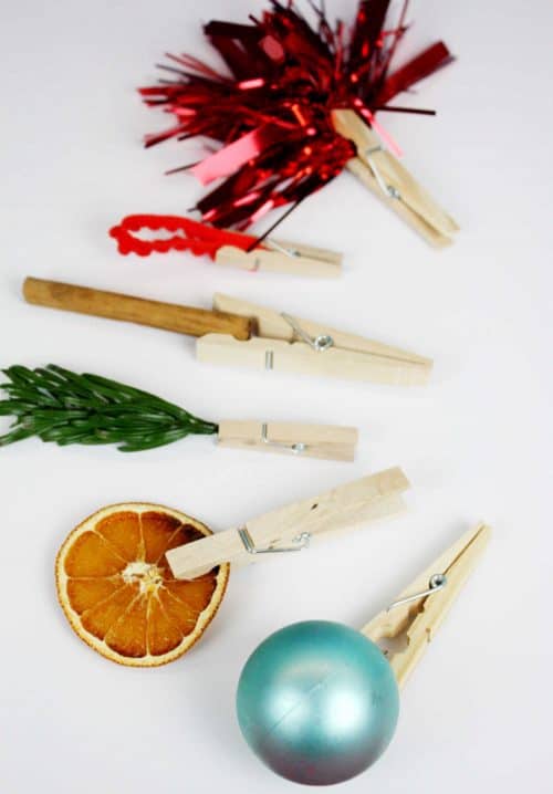 Easy Christmas paintbrush DIY. Fun Process art idea for kids.