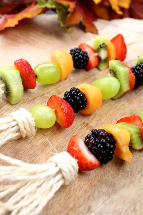 Witches Broom Fruit Skewers