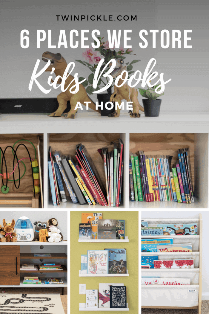 6 Places We Store Kids Books at Home