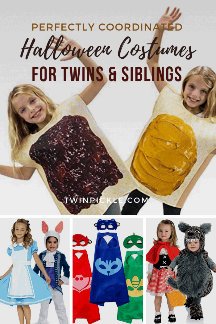 16 Perfectly Coordinated Halloween Costumes for Twins