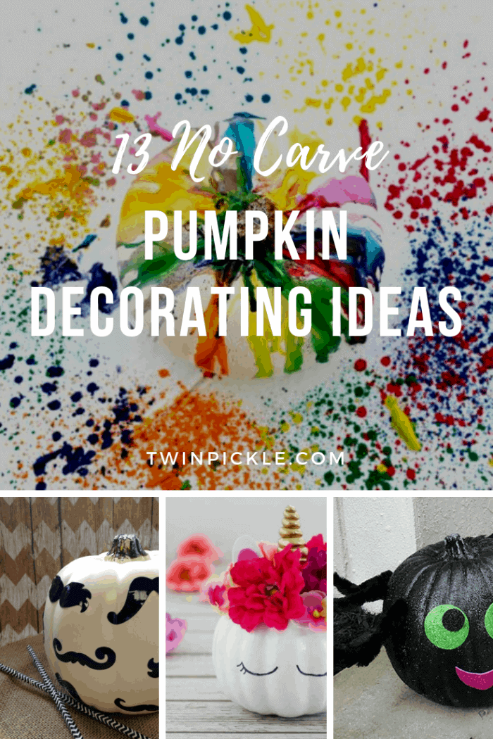 13 No Carve Pumpkin Decorating Ideas