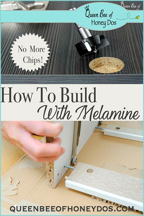 How to Build With Melamine - How to get perfects results with no chips! #DIY #woodworking #queenbeeofhoneydos