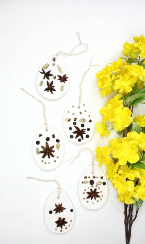 Spice Salt Dough Easter Eggs