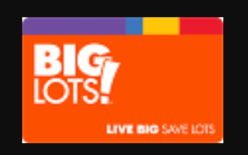 big lots credit card