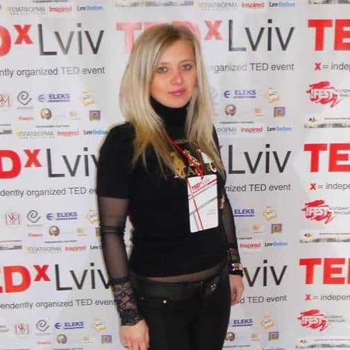 Oksana Onufryk at TED Lviv