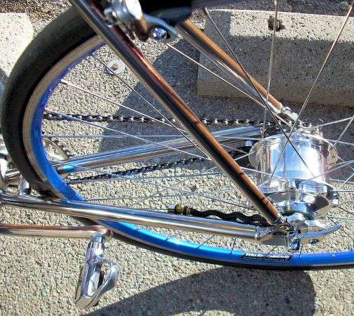Bike with internal gear hub purchased after rider learned if you can add gears to a single speed bike