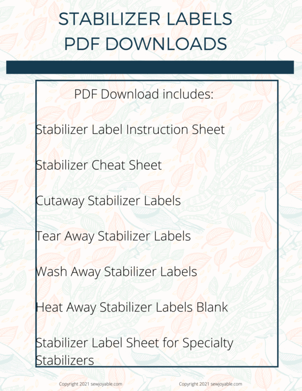 Stabilizer Labels