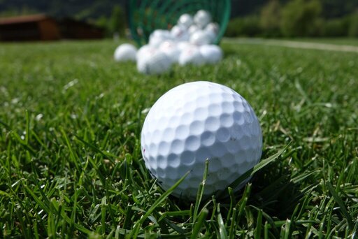 golf, driving range, golf course