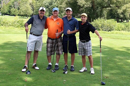 golfers, group photo, men