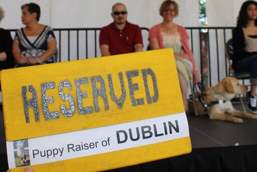 Reserved Puppy Raiser of DUBLIN